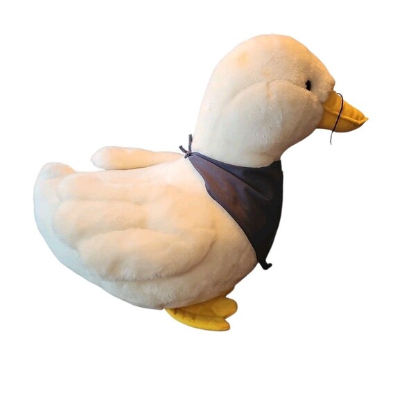 Giant 20"x23" AFLAC Duck w/ Bandana Huge Plush Stuffed Animal JUMBO Talks Sound - Picture 3 of 9